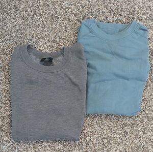 True Classic Set Of 2 Long Sleeve Sweater Shirts|XL